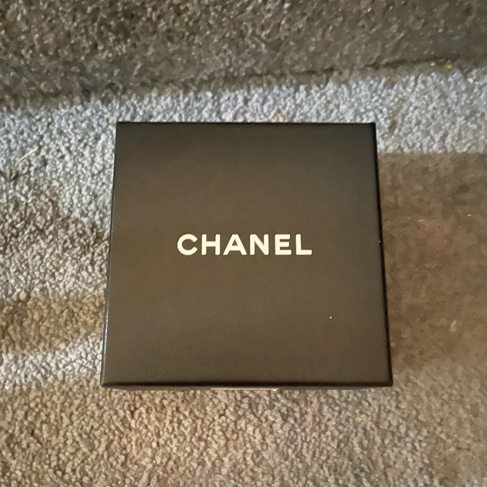 Chanel bracelet cuff box w ribbon